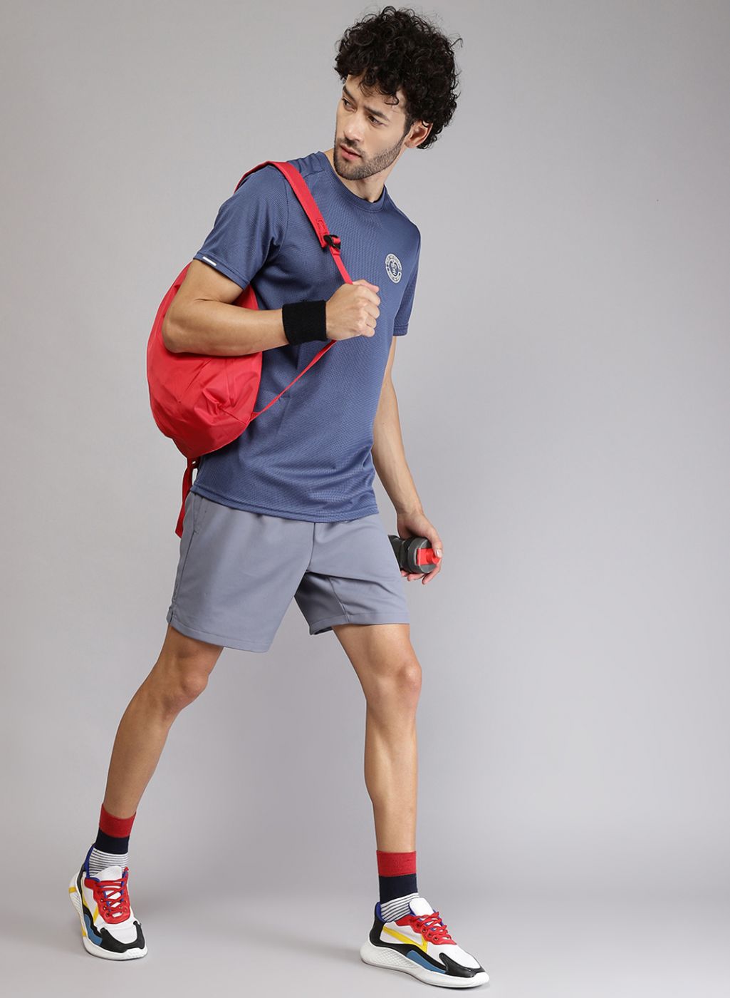 Rock.it Men Blue Printed T-Shirt