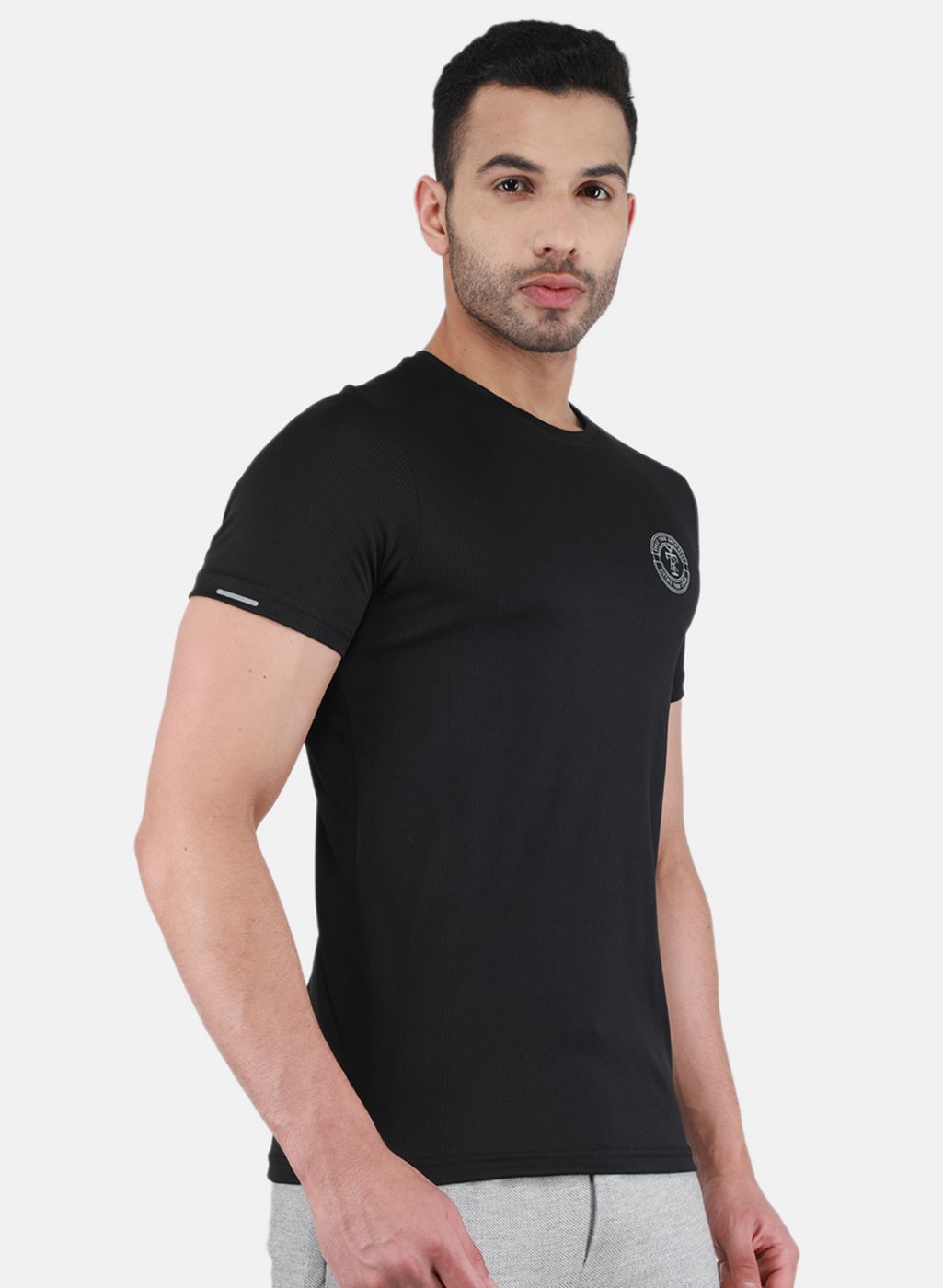 Rock.it Men Black Printed T-Shirt