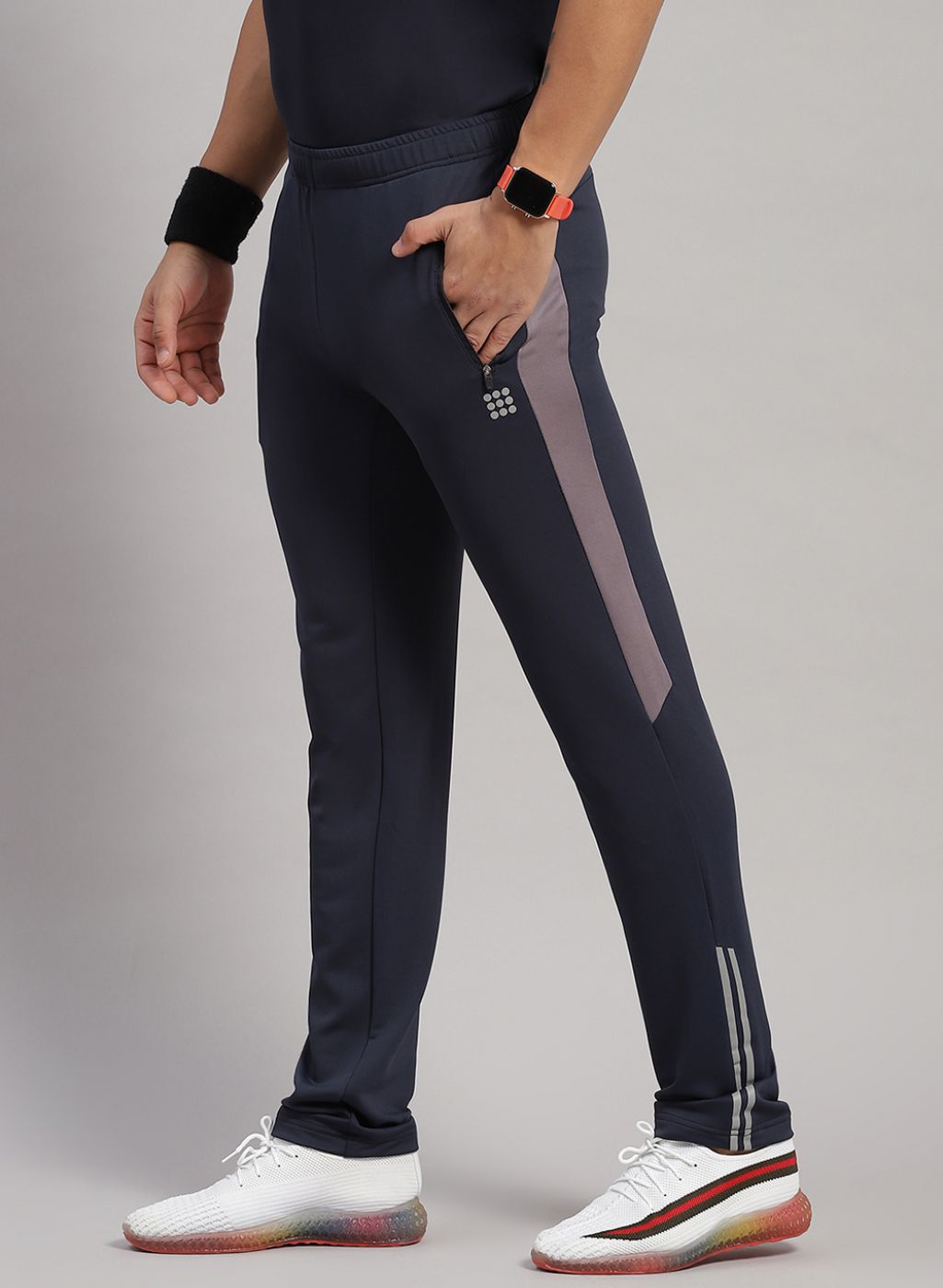 Rock.it Men Navy Blue Regular Fit Lower