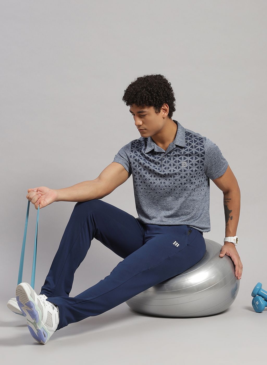 Rock.it Men Blue Smart Fit Lower