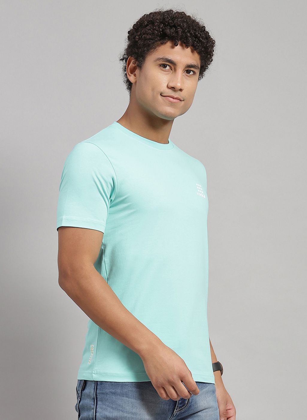 Rock.it Men Green Solid T-Shirt 2 Pc