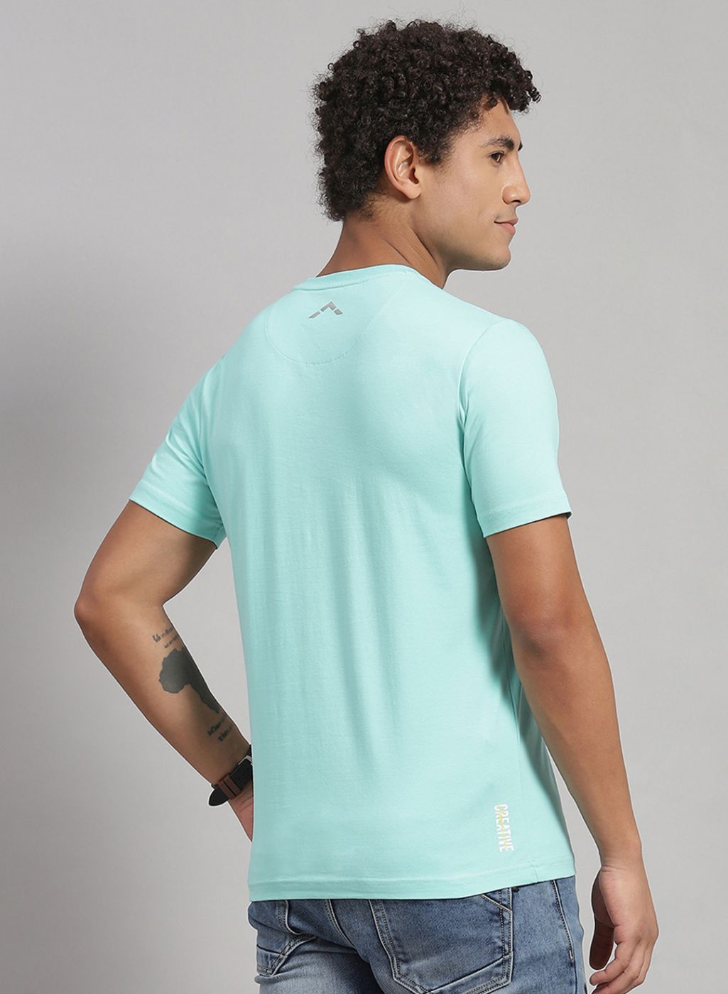 Rock.it Men Green Solid T-Shirt 2 Pc