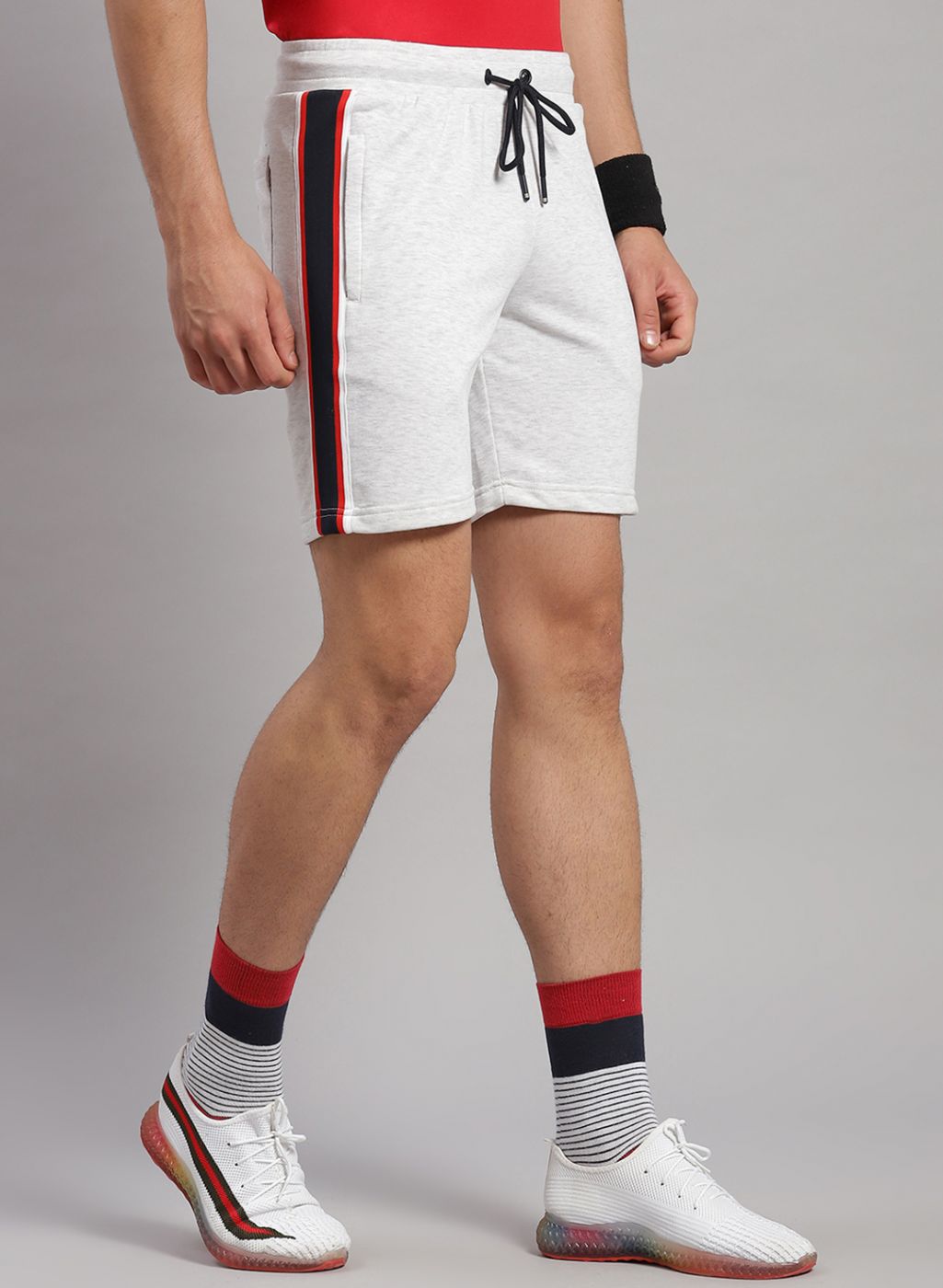 Rock.it Men Grey Solid Short