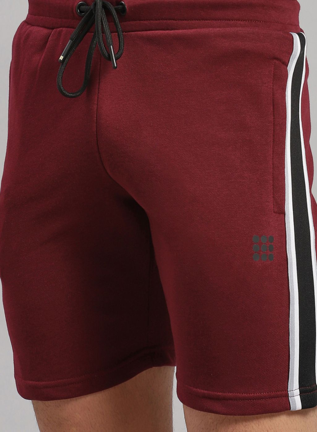 Rock.it Men Maroon Solid Short