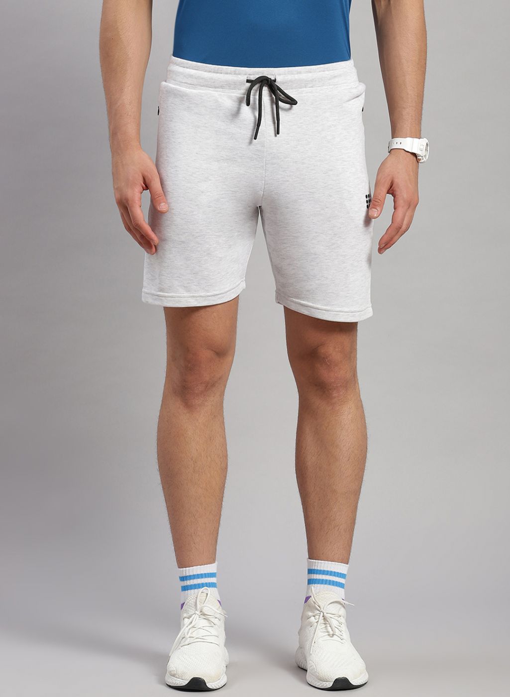 Rock.it Men Grey Solid Short