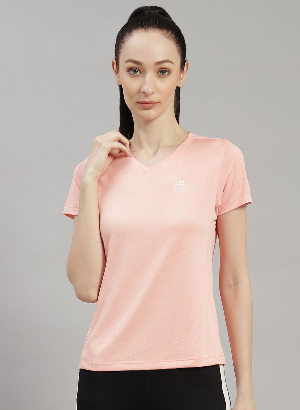 Rock.it Women Peach Solid Top