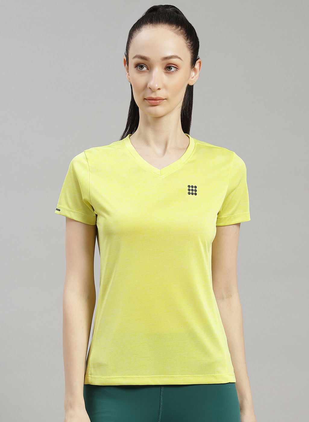 Rock.it Women Green Solid Top