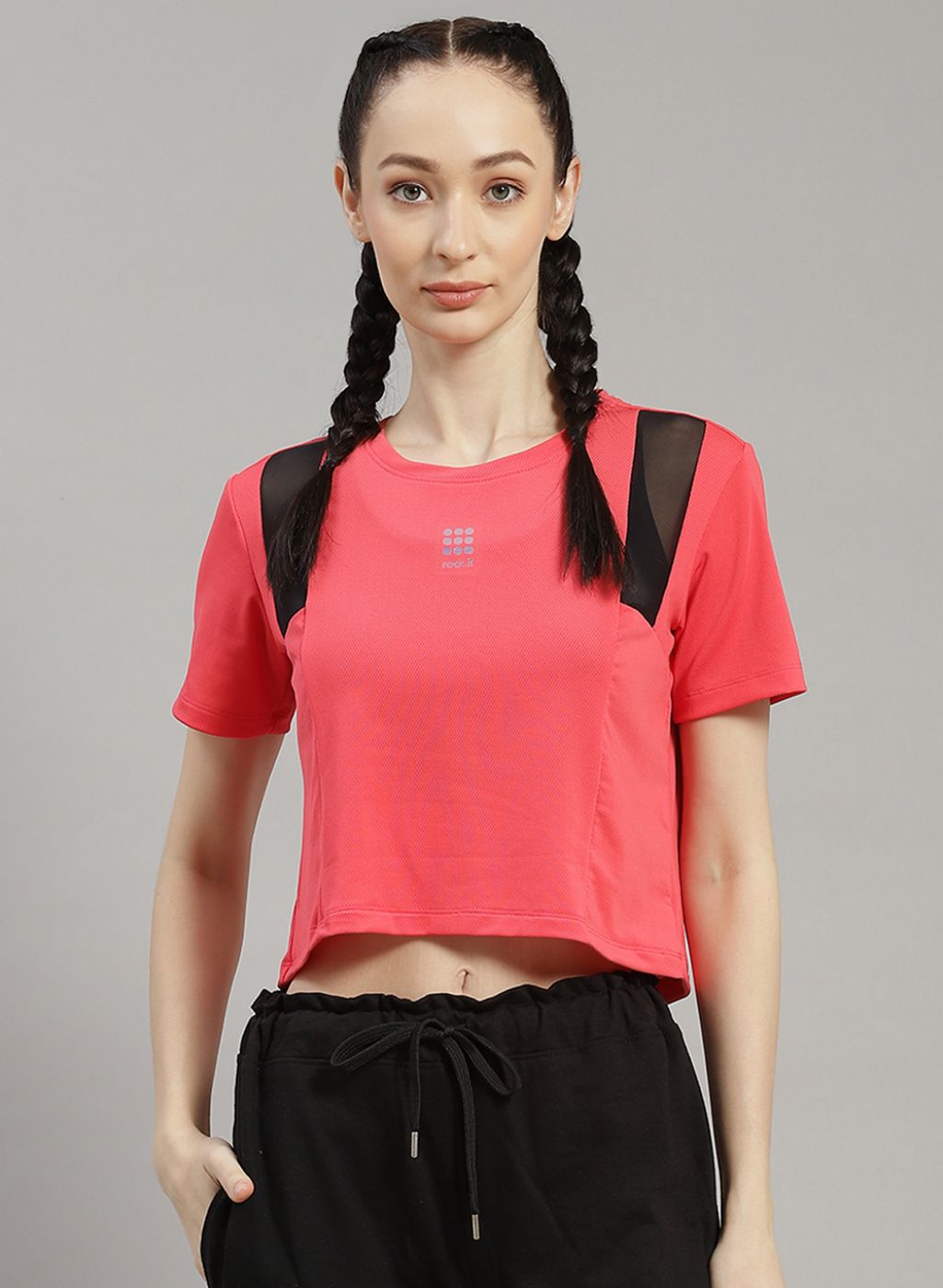 Rock.it Women Pink Solid Top
