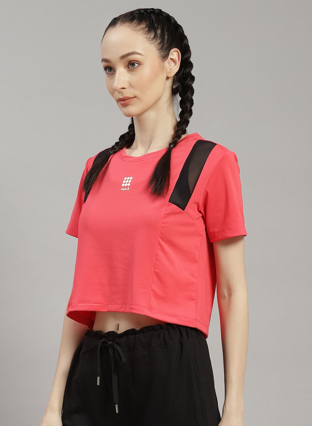 Rock.it Women Pink Solid Top