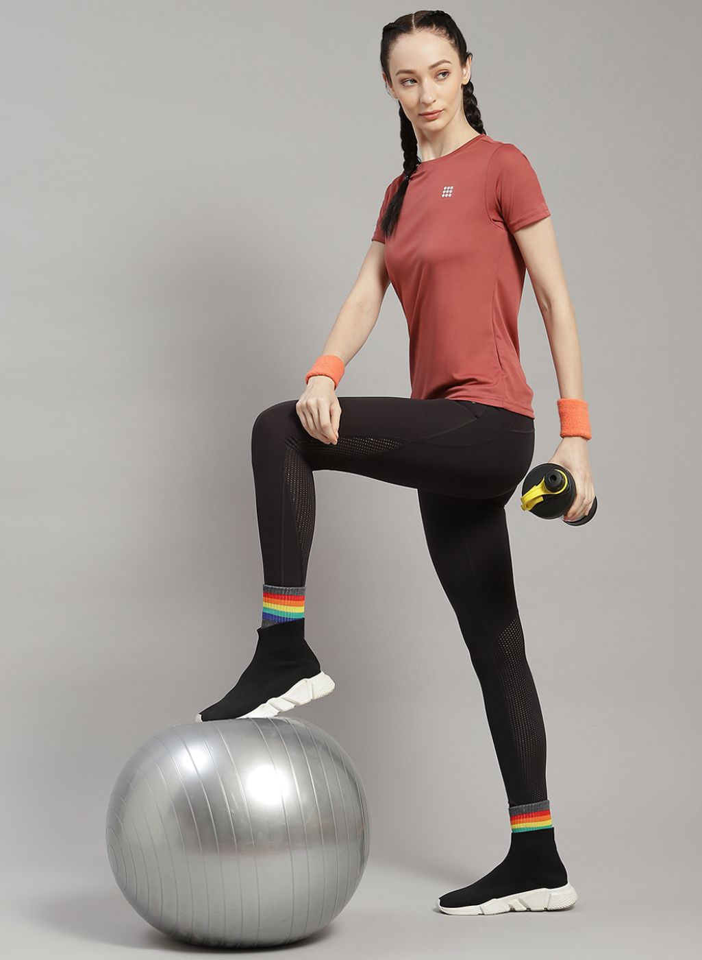 Rock.it Women Orange Solid Top