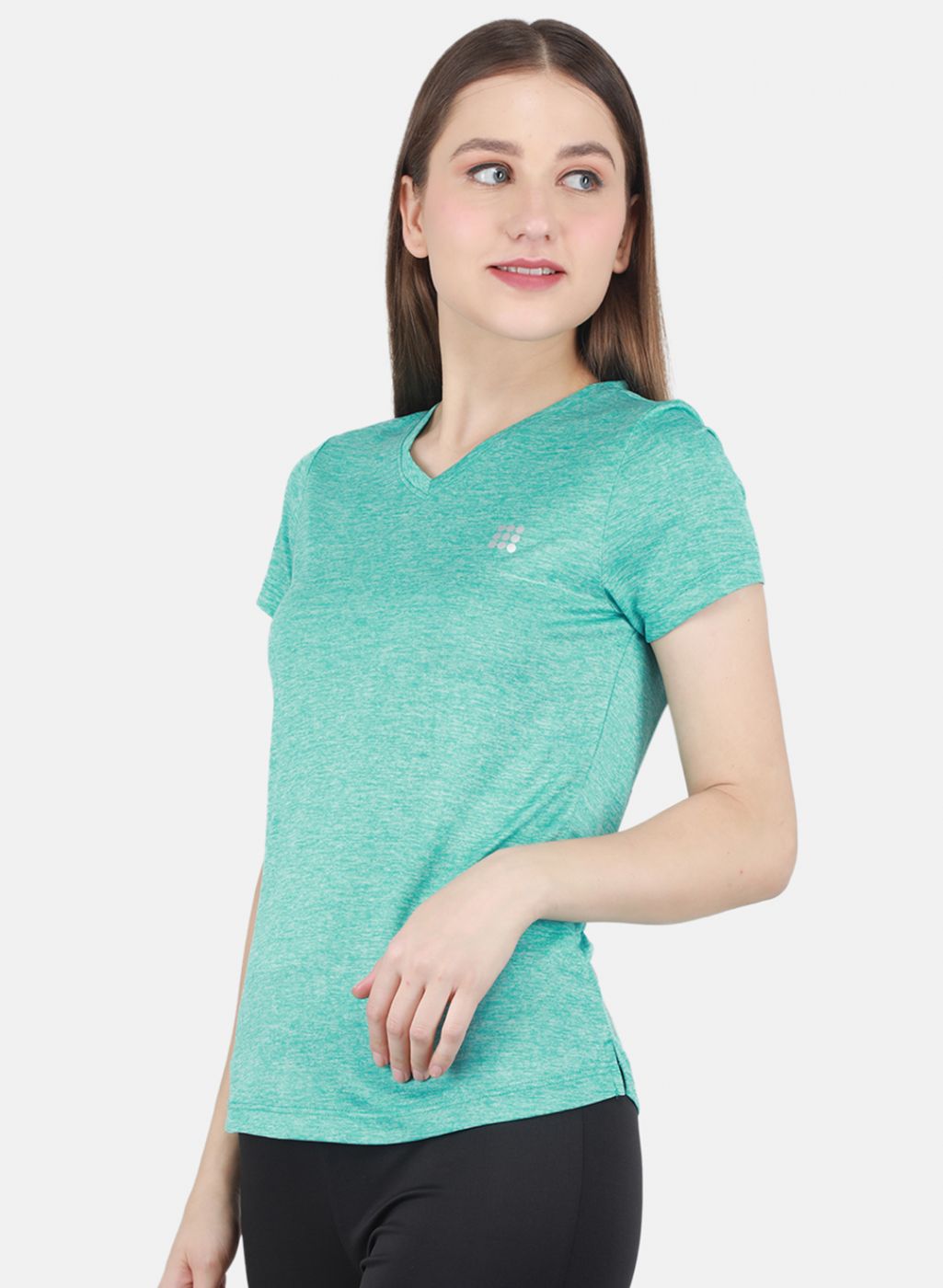 Rock.it Women Sea Green Solid Top