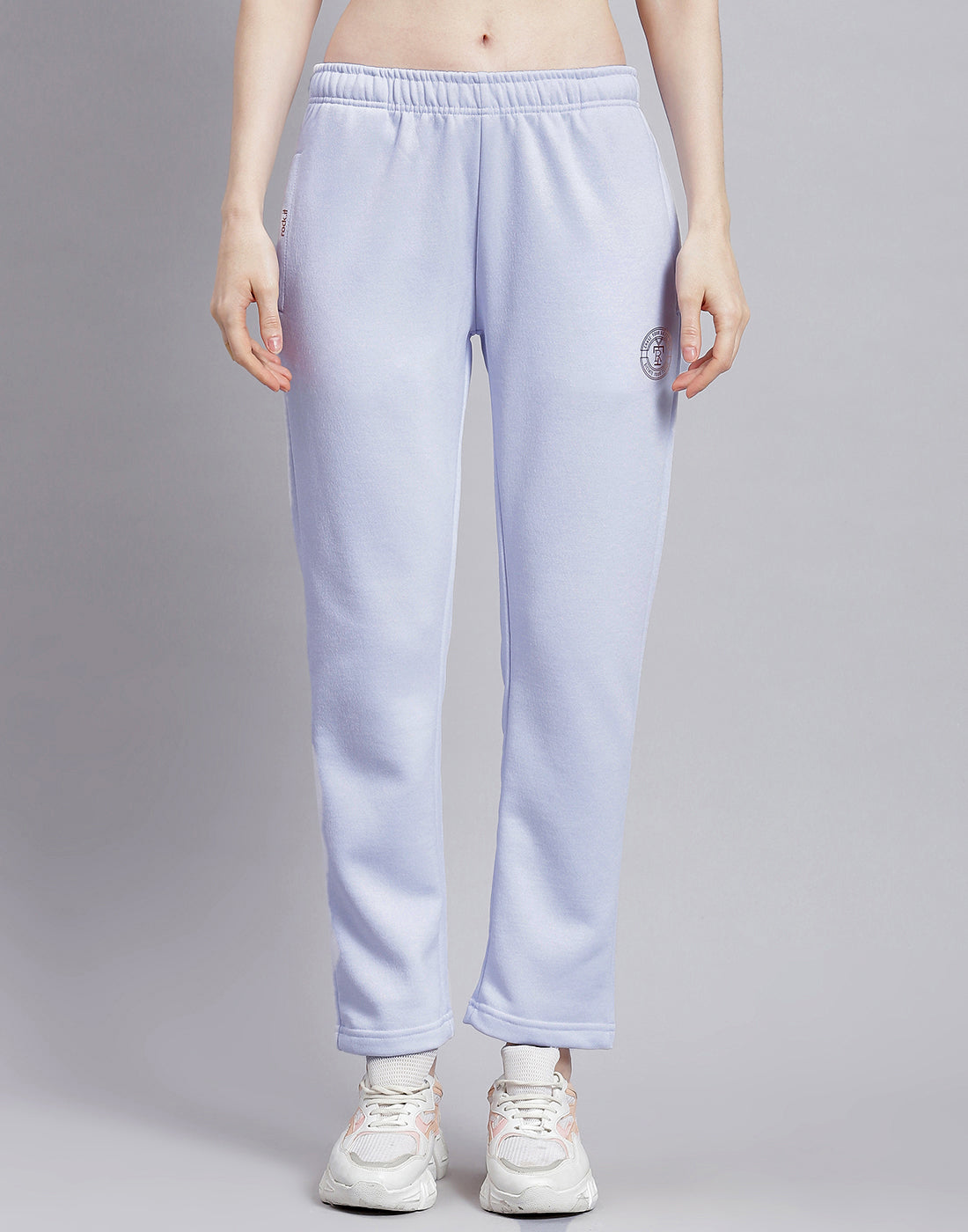 Rock.it Women Blue Solid Hooded Full Sleeve Cords Set