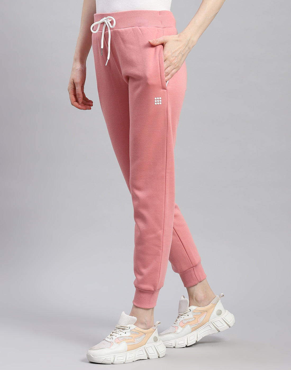 Rock.it Women Pink Printed Round Neck Full Sleeve Cords Set