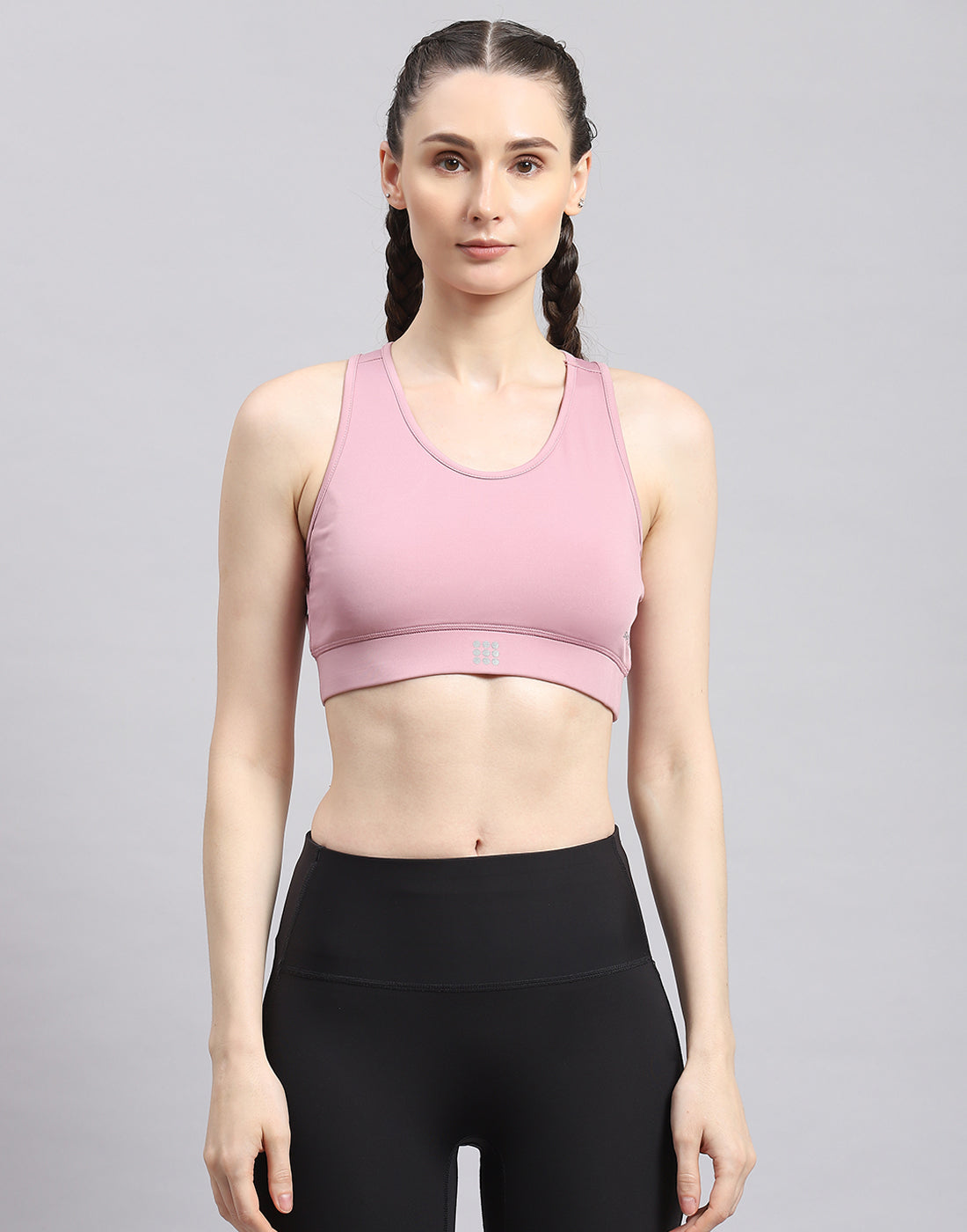 Rock.it Women Purple Solid Sports Bra