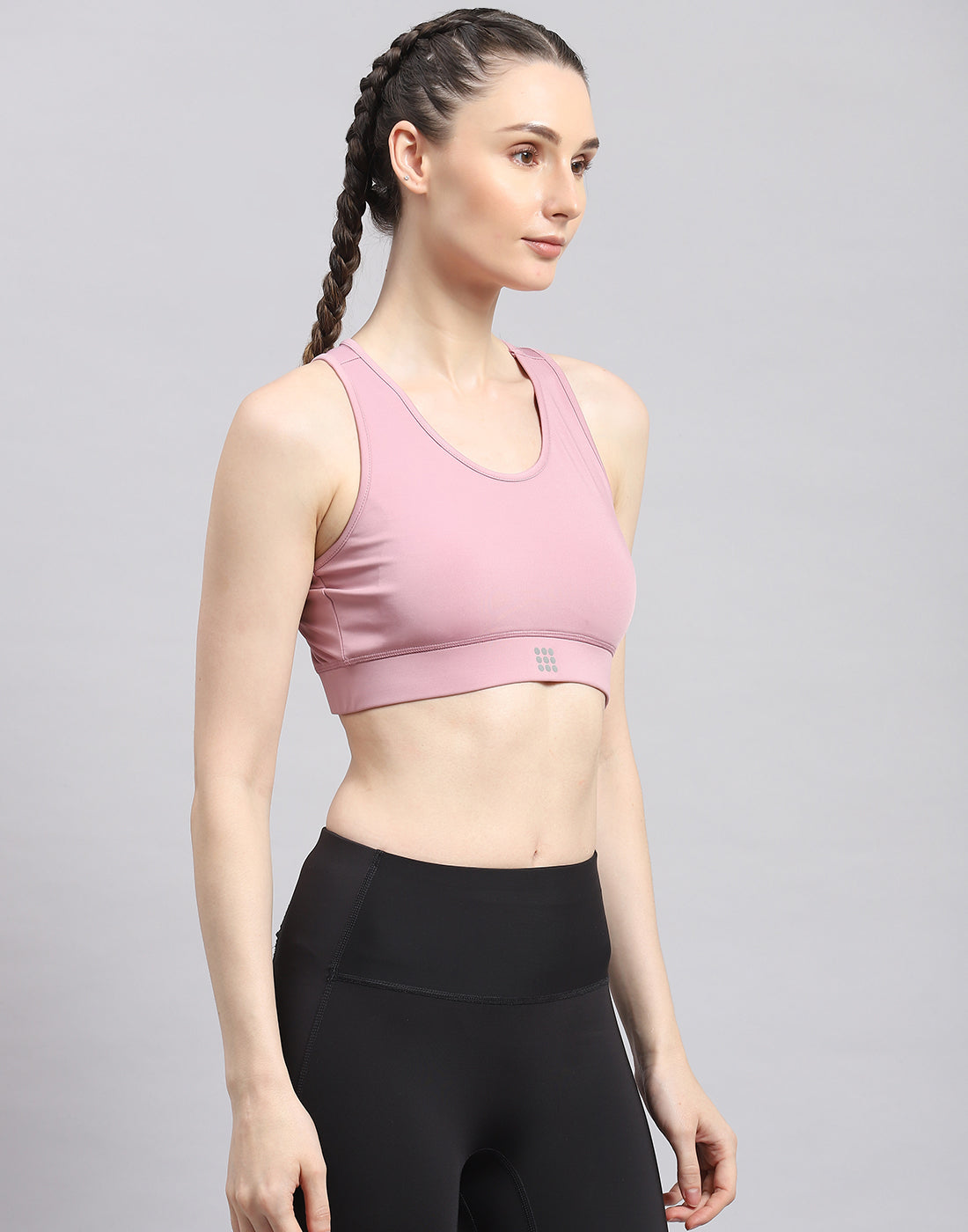 Rock.it Women Purple Solid Sports Bra