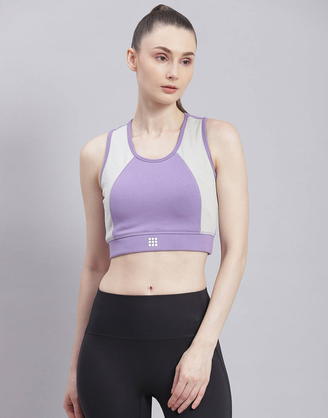 Rock.it Women Purple Solid Sports Bra