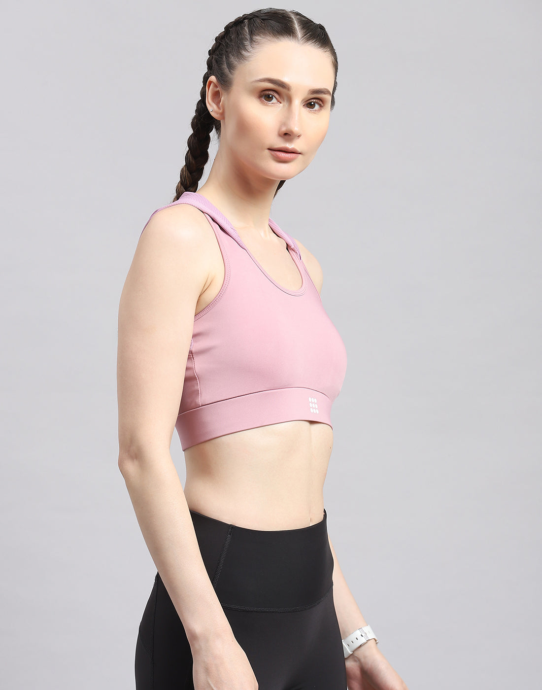 Rock.it Women Pink Solid Sports Bra