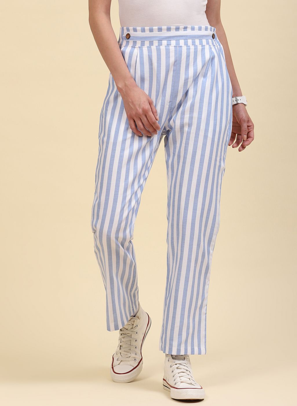 Women Blue Regular Fit Lower