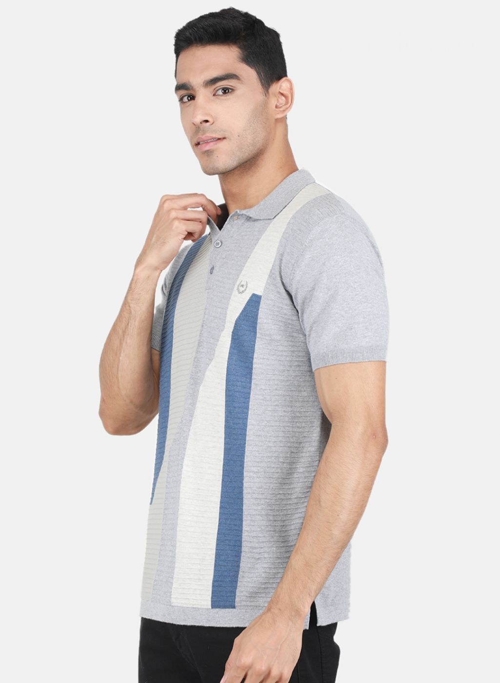 Men Grey Printed T-Shirt