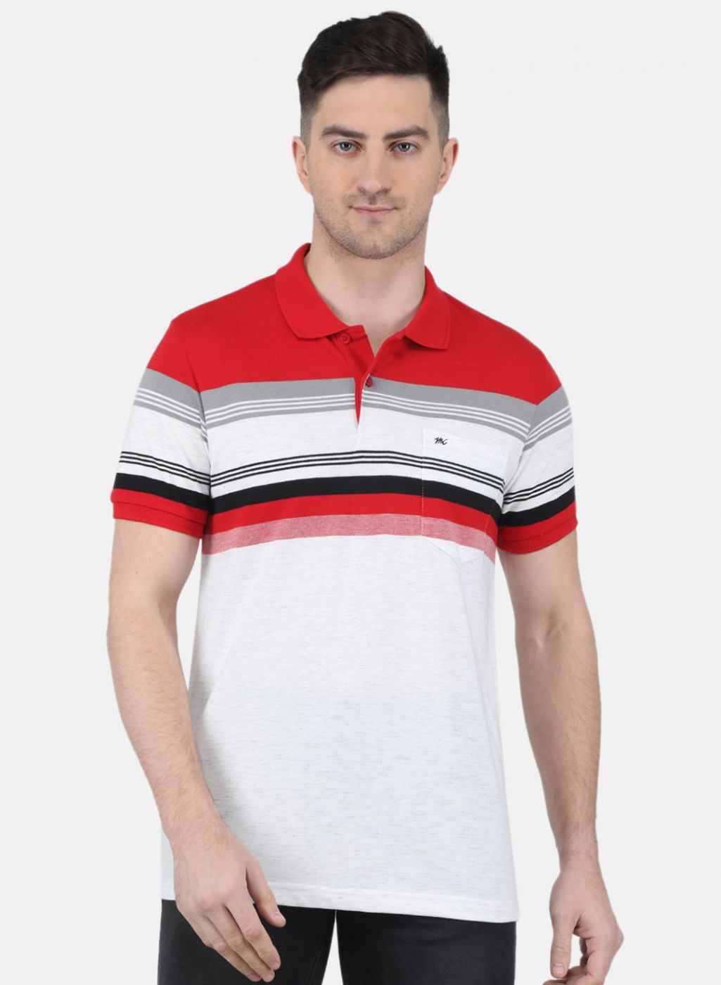 Men Red Printed T-Shirt