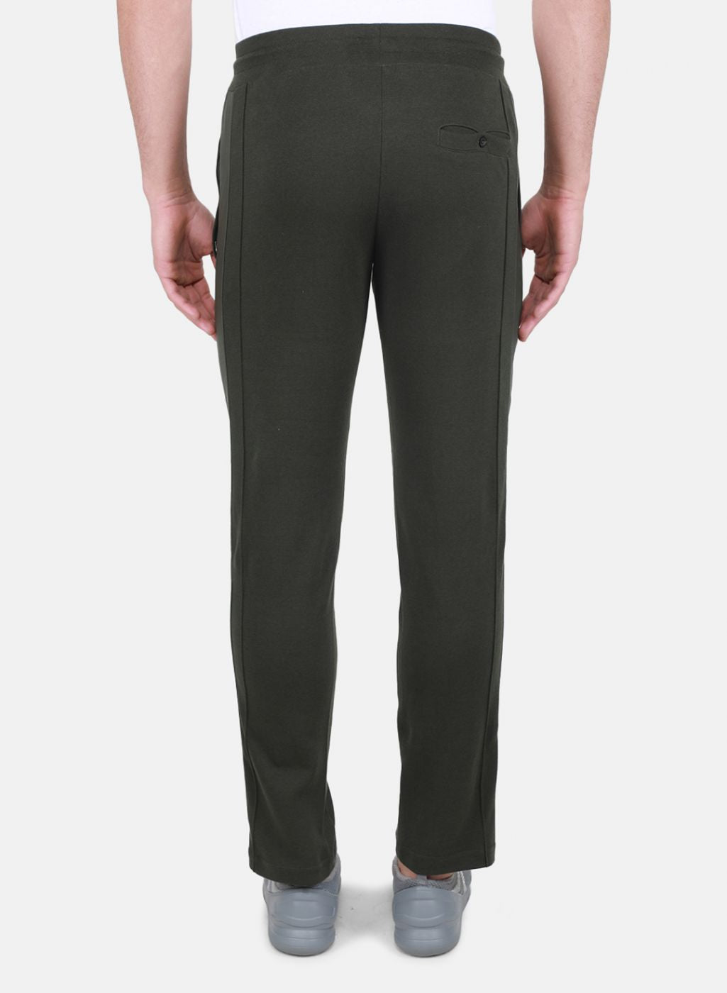 Men Olive Regular Fit Lower