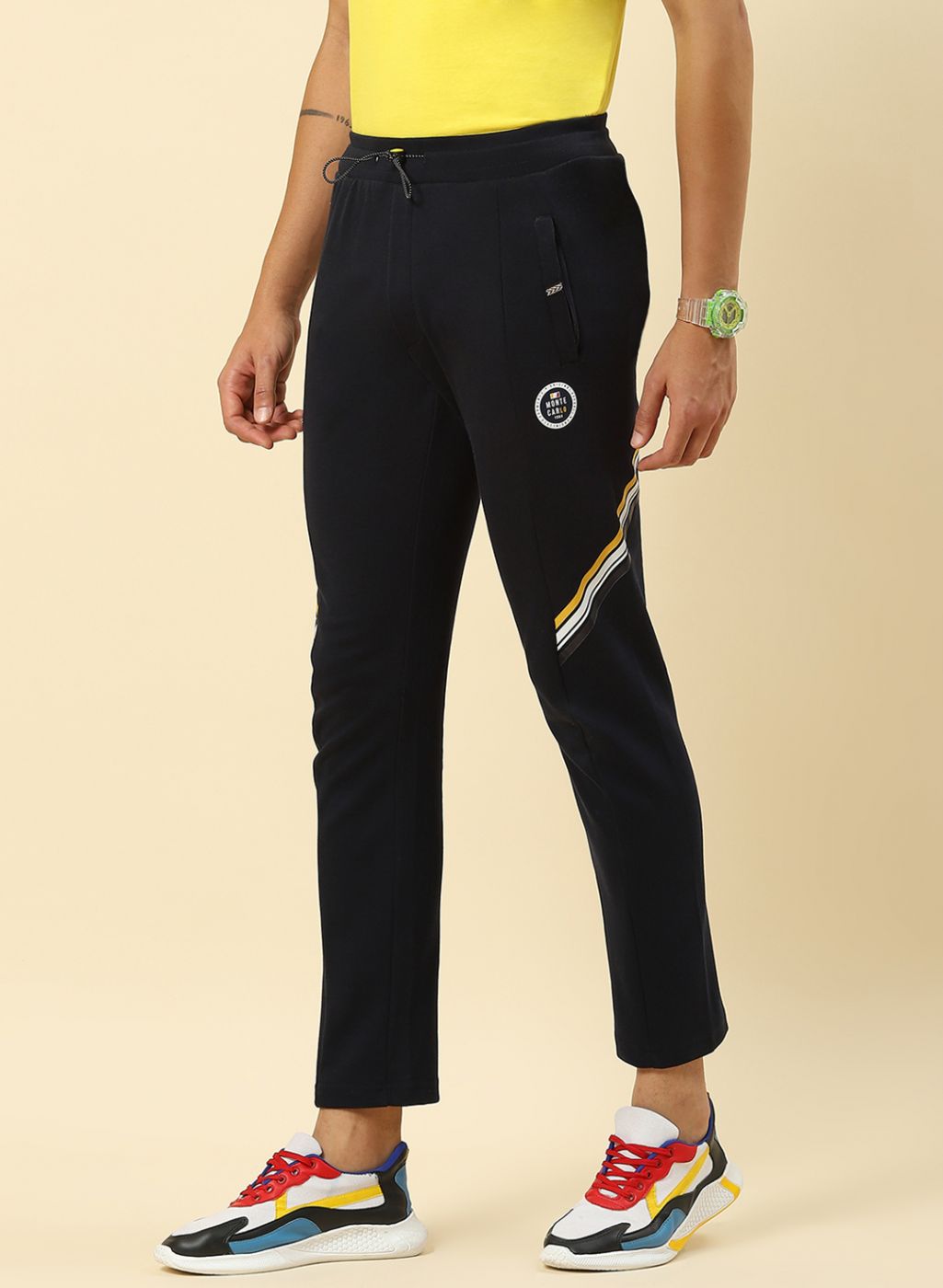 Men NAvy Blue Regular Fit Lower