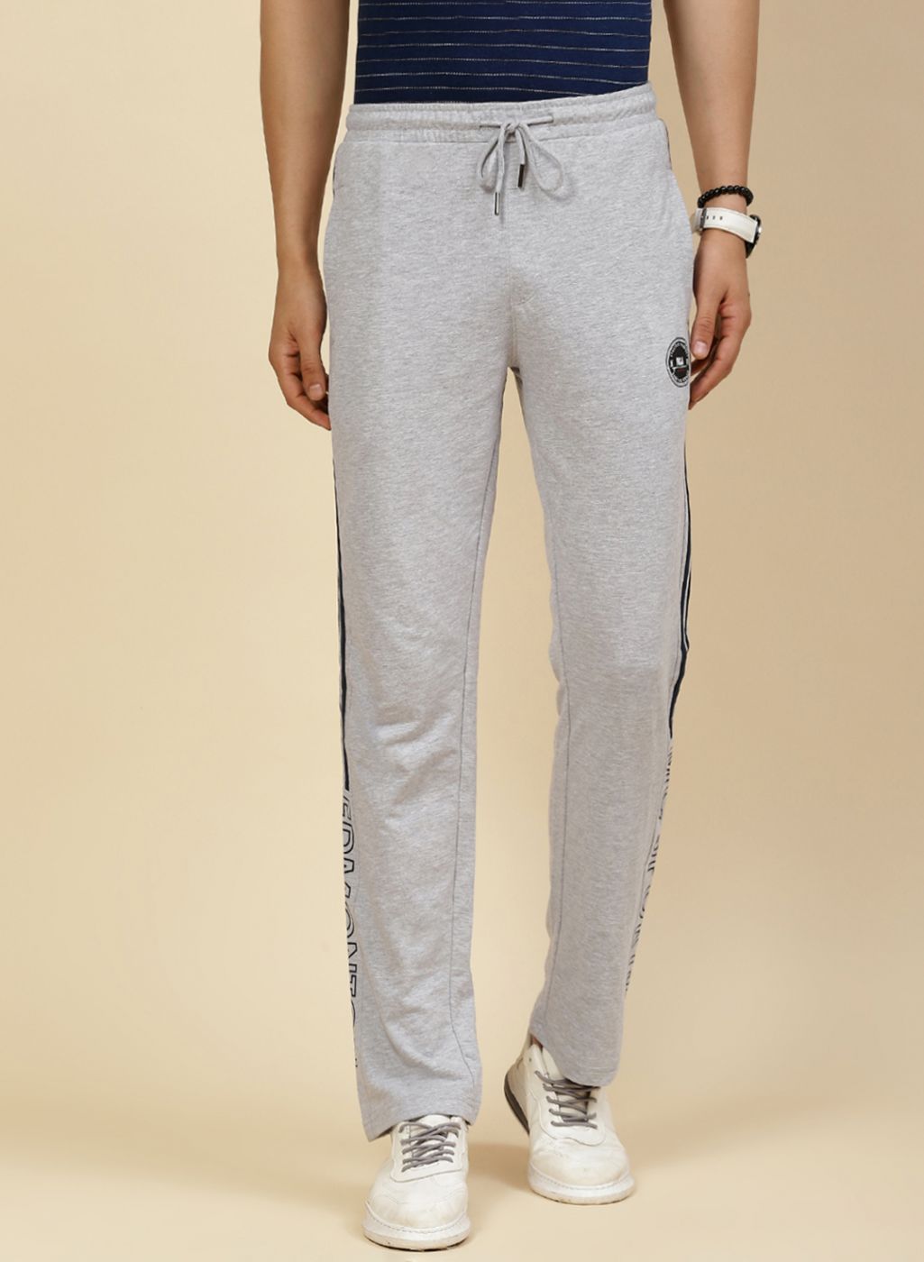 Men Grey Regular Fit Lower