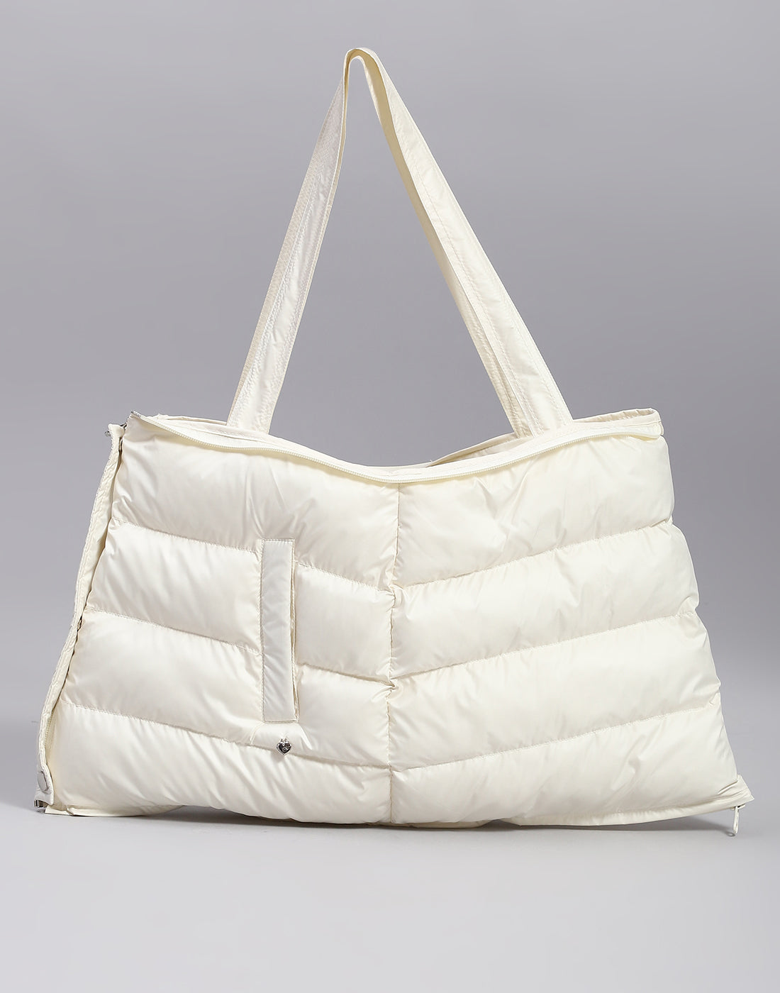 Women Off White Solid Stand Collar Full Sleeve Jacket