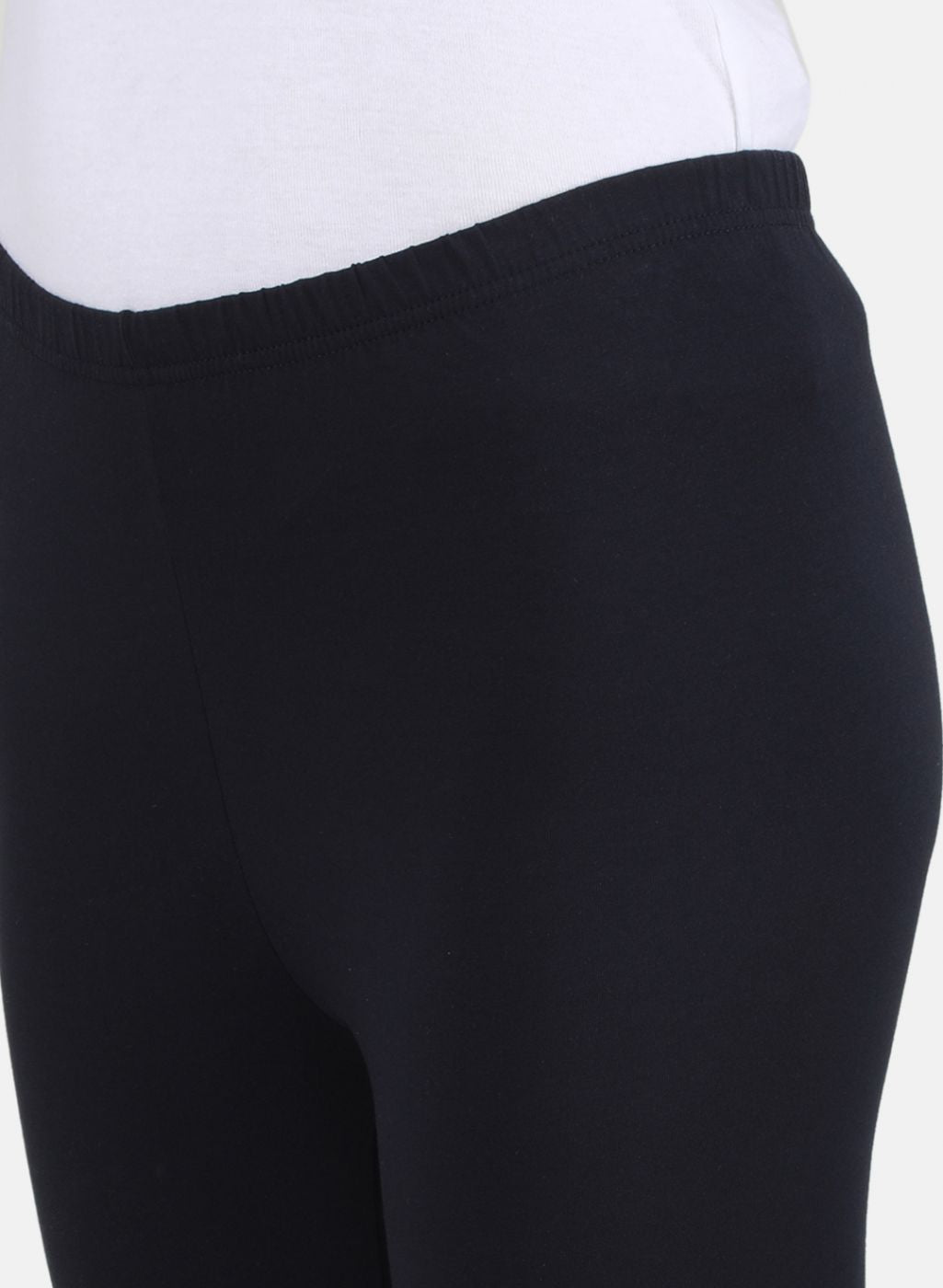 Women NAvy Blue Solid Legging