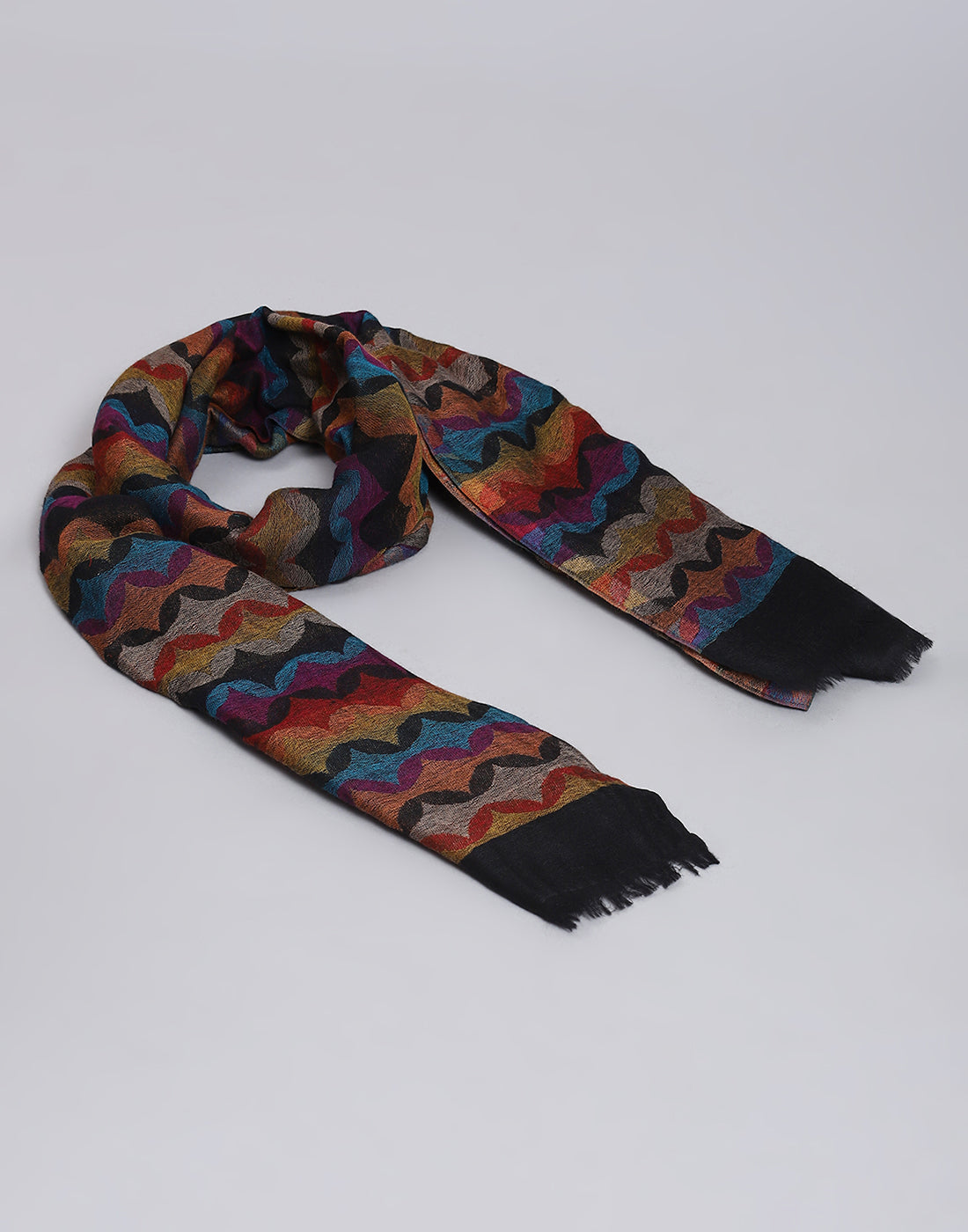 Women Multicolor Self Design Stole