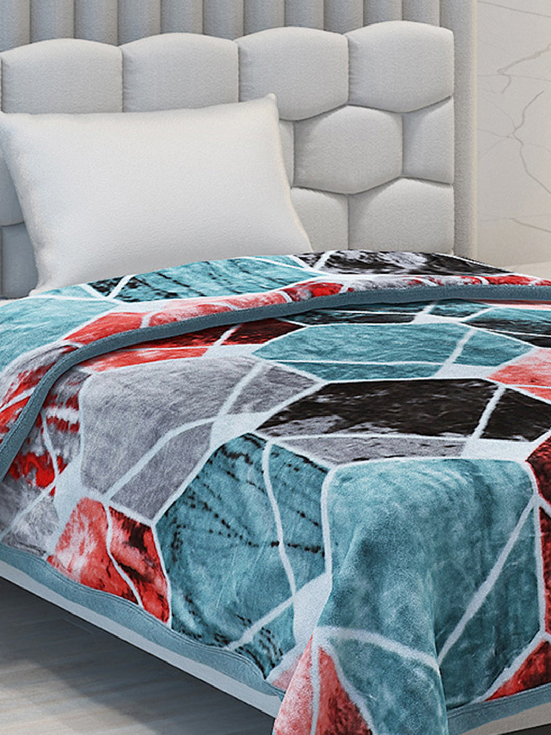 Printed Single Bed Blanket for Mild Winter -2 Ply