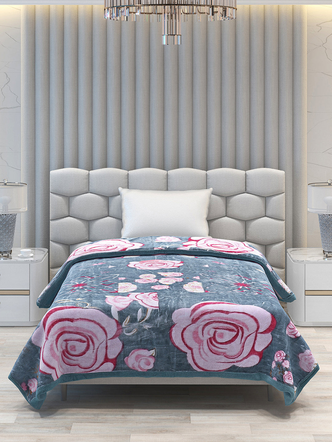 Printed Single Bed Blanket for Mild Winter -2 Ply