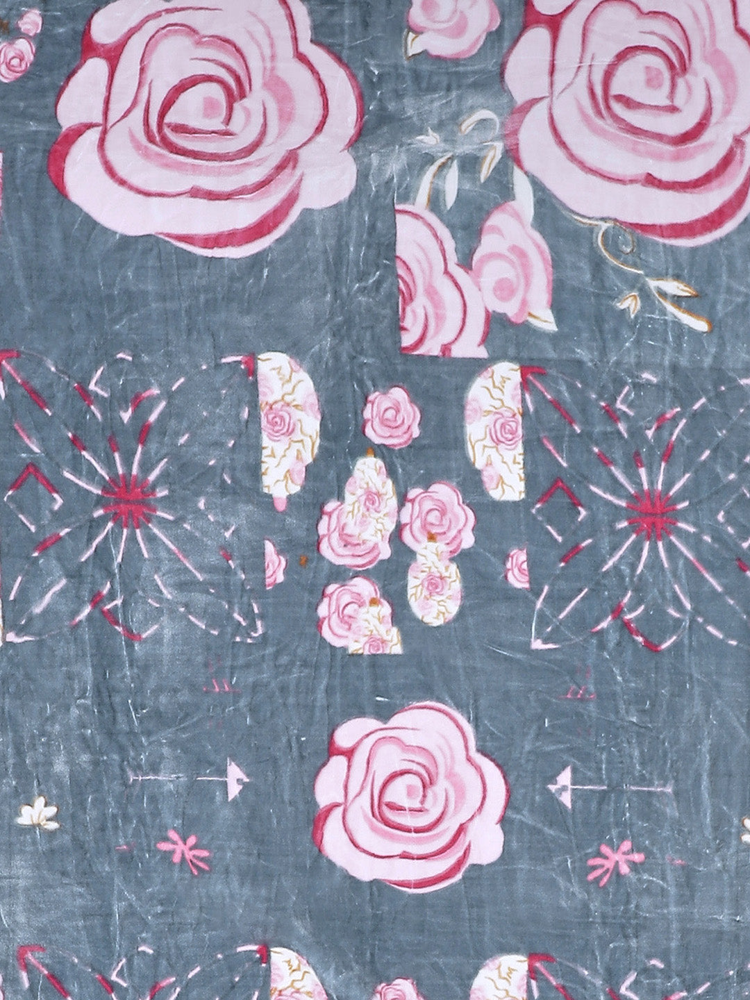 Printed Single Bed Blanket for Mild Winter -2 Ply