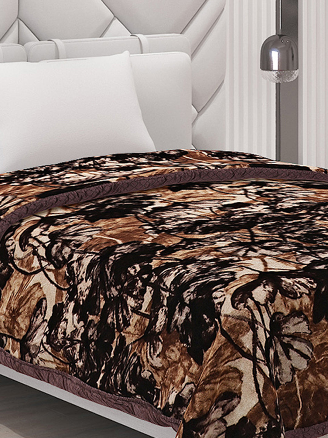 Printed Single Bed Blanket for Mild Winter -1 Ply