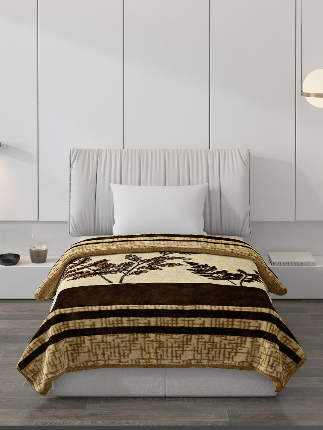 Printed Single Bed Blanket for Mild Winter -2 Ply