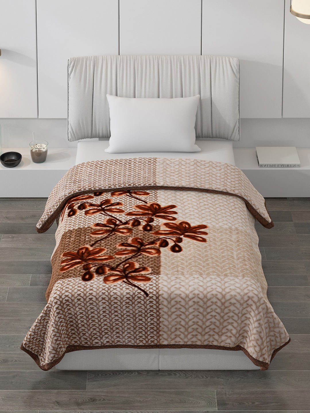 Printed Single Bed Blanket for Mild Winter -2 Ply