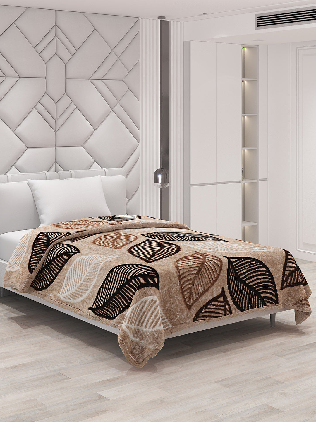 Printed Single Bed Blanket for Mild Winter -1 Ply