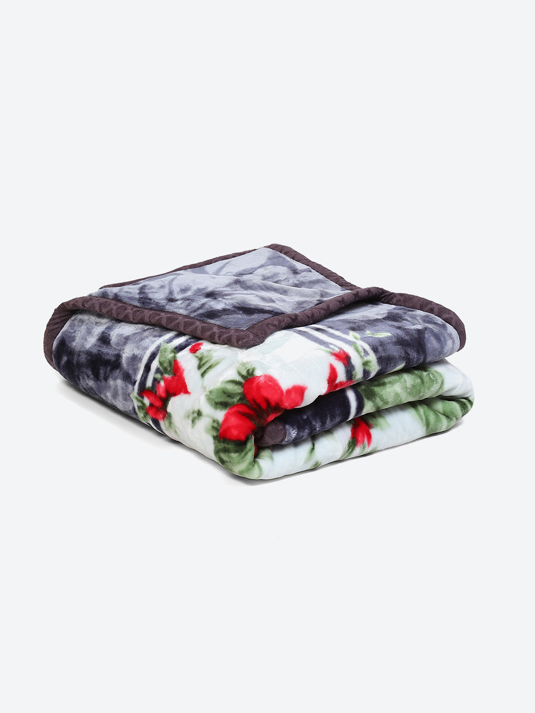 Printed Single Bed Mink Blanket for Mild Winter -1 Ply