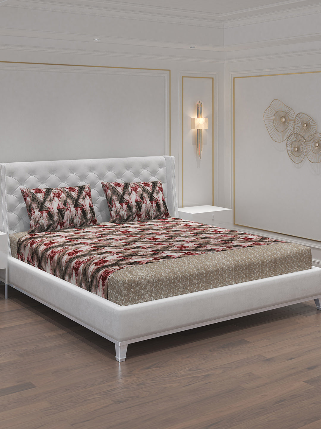 MOCA by Monte Carlo 120 GSM Microfibre Double Bedsheet With 2 Pillow Covers