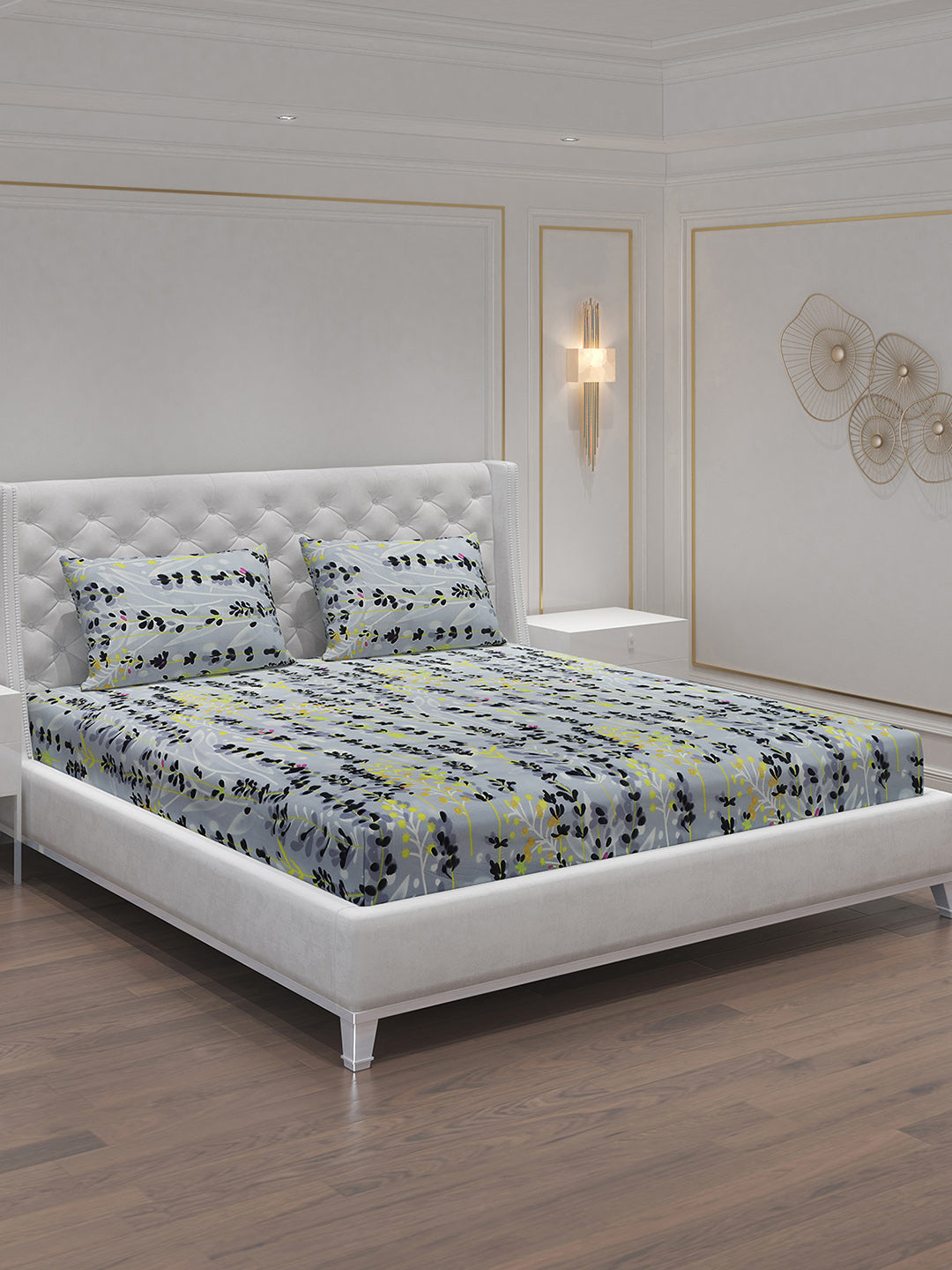 MOCA by Monte Carlo 120 GSM Microfibre Double Bedsheet with 2 Pillow Covers