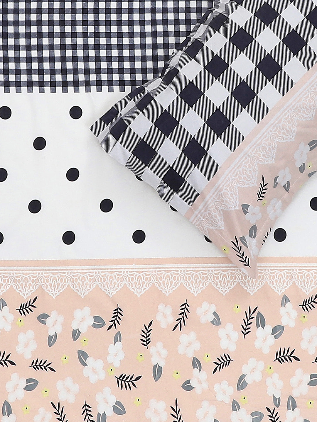 MOCA by Monte Carlo 120 GSM Microfibre Double Bedsheet with 2 Pillow Covers