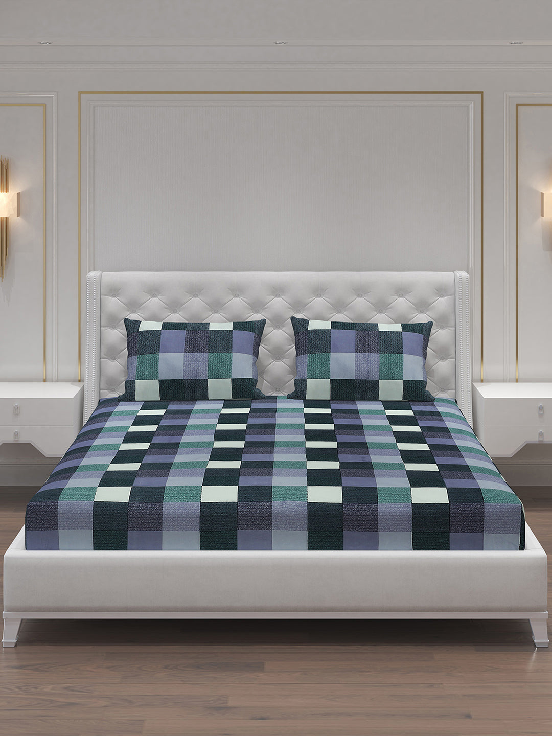 MOCA by Monte Carlo 120 GSM Microfibre Double Bedsheet with 2 Pillow Covers