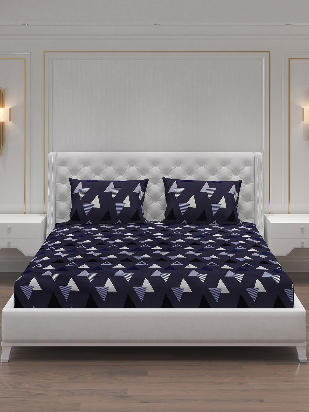 MOCA by Monte Carlo 120 GSM Microfibre Double Bedsheet with 2 Pillow Covers