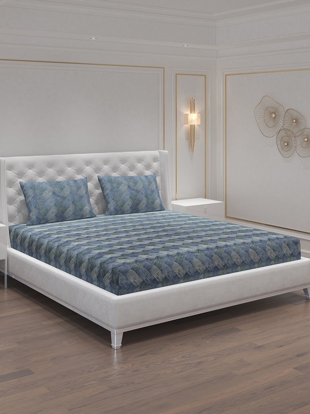 MOCA by Monte Carlo 120 GSM Microfibre Double Bedsheet with 2 Pillow Covers