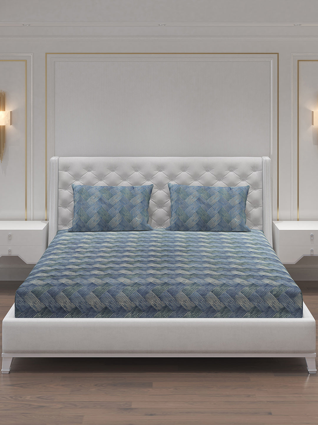 MOCA by Monte Carlo 120 GSM Microfibre Double Bedsheet with 2 Pillow Covers