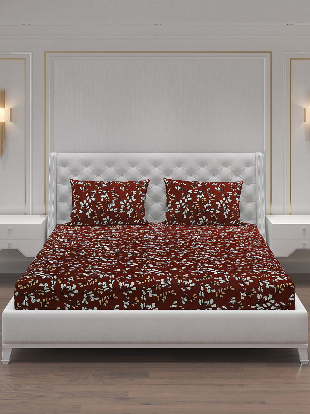 MOCA by Monte Carlo 120 GSM Microfibre Double Bedsheet with 2 Pillow Covers