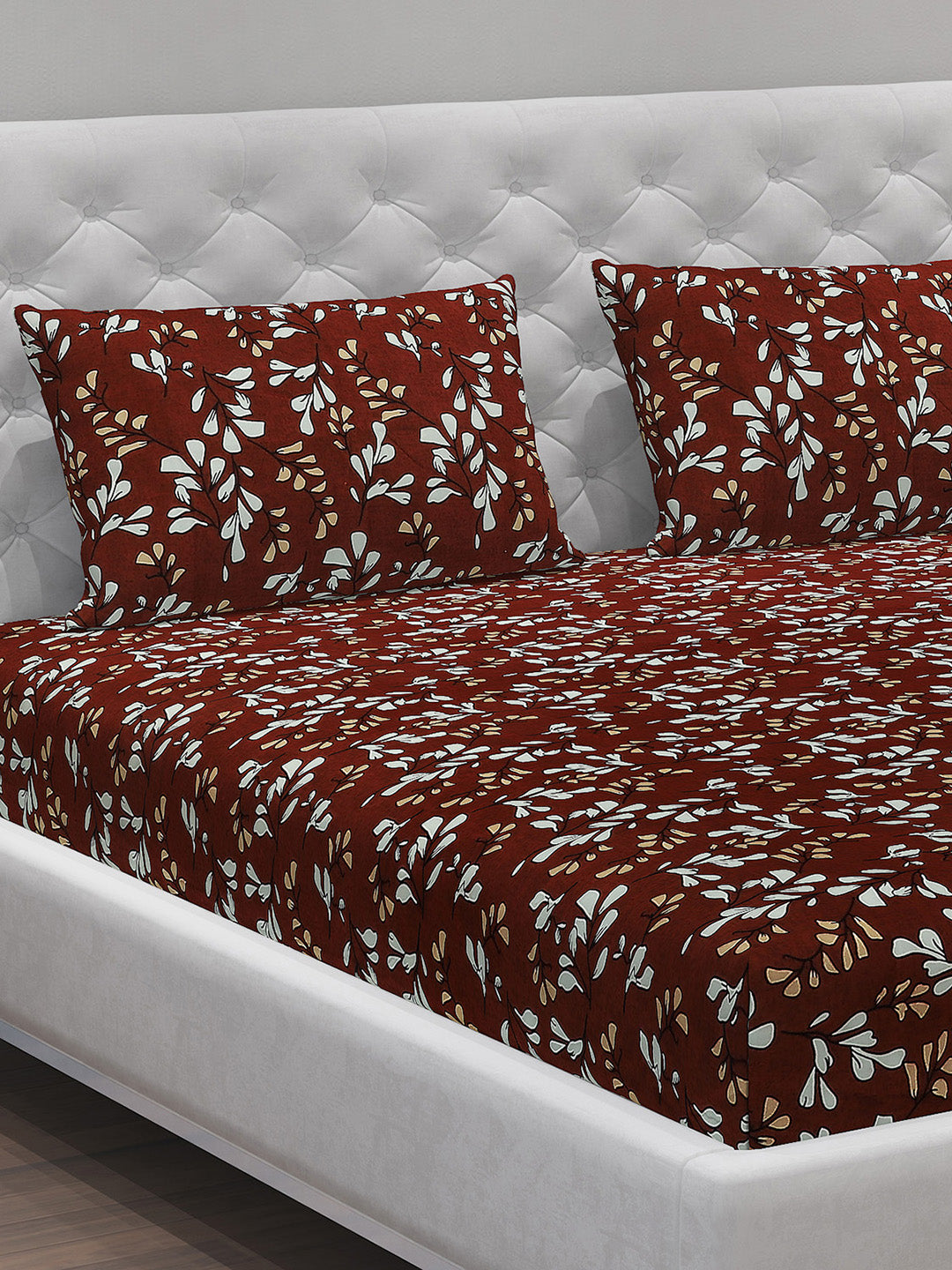 MOCA by Monte Carlo 120 GSM Microfibre Double Bedsheet with 2 Pillow Covers