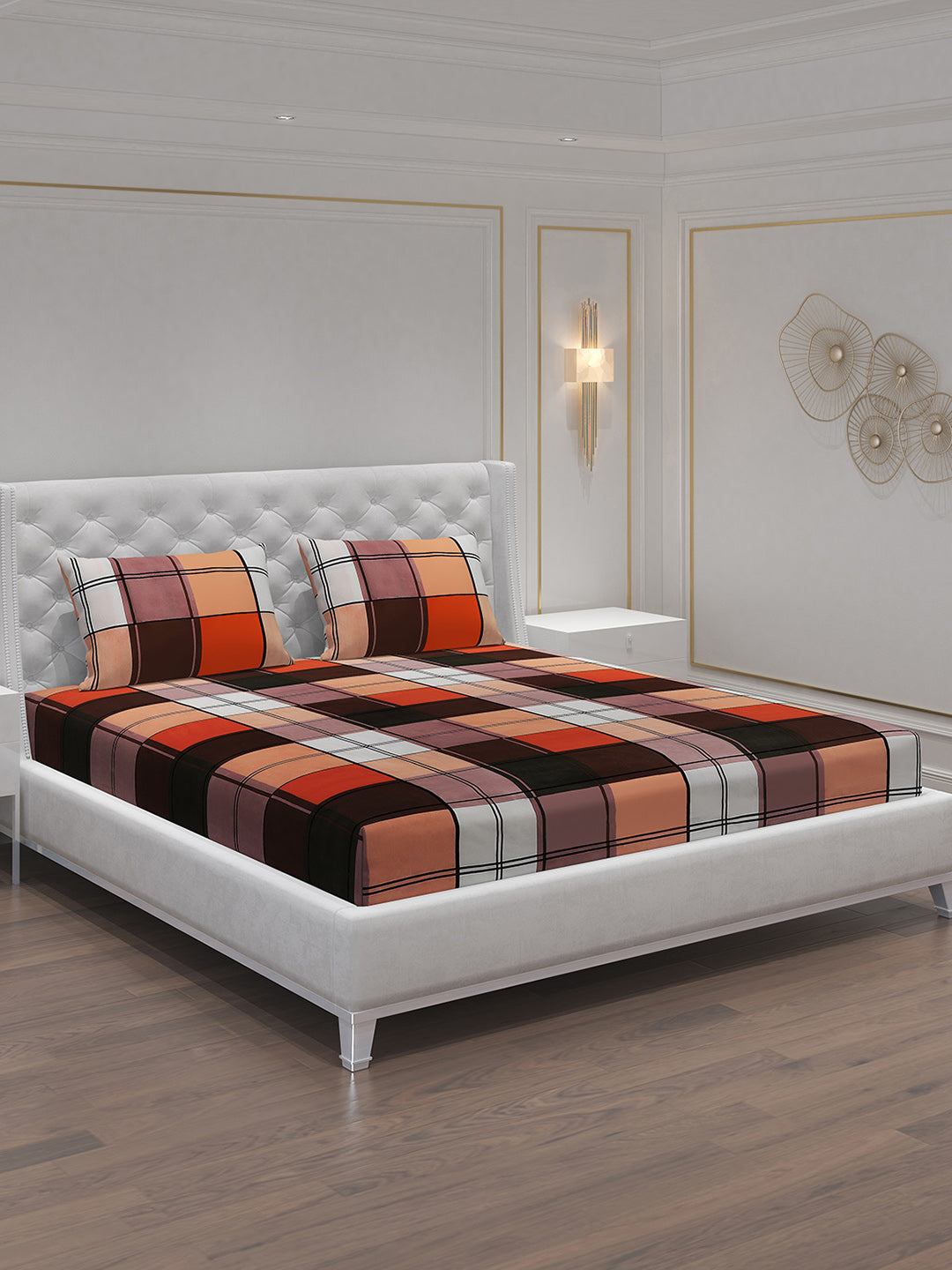 MOCA by Monte Carlo 120 GSM Microfibre Double Bedsheet with 2 Pillow Covers