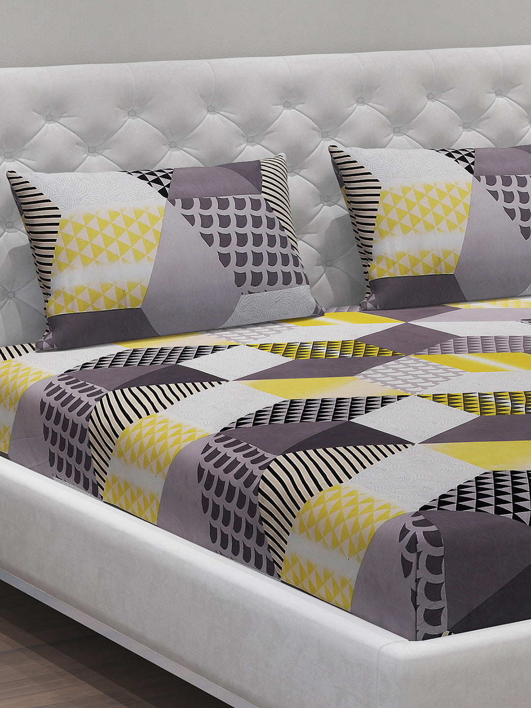 MOCA by Monte Carlo 120 GSM Microfibre Double Bedsheet with 2 Pillow Covers