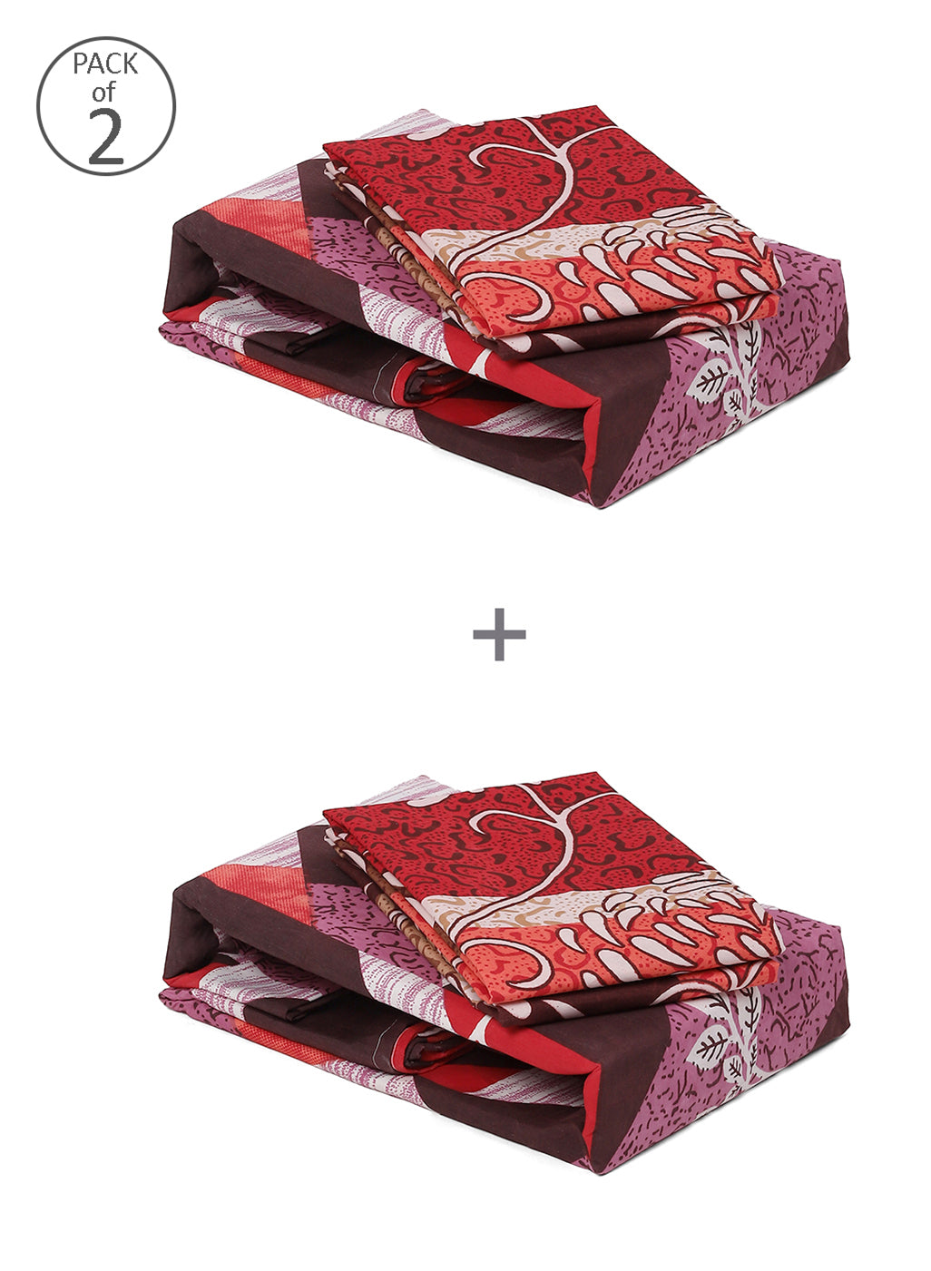 MOCA by Monte Carlo 120 GSM Microfibre Double Bedsheet (2 Pcs Set)